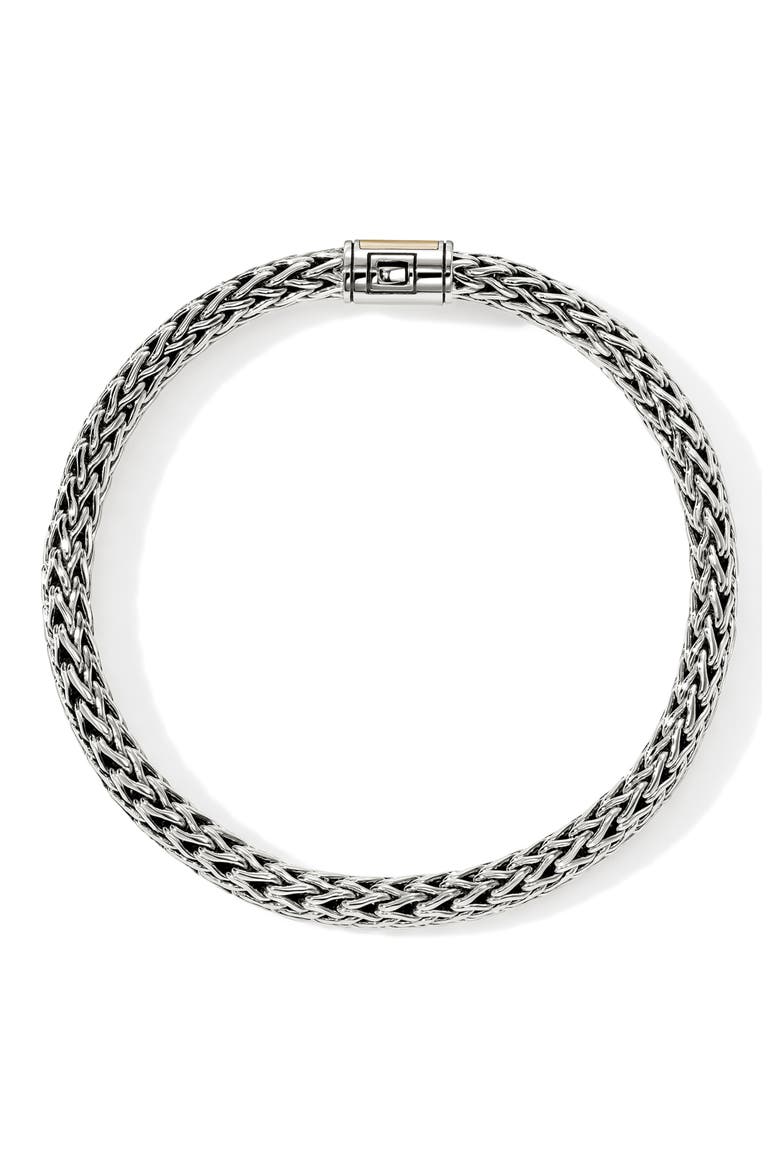 Icon Bracelet, 6.5mm, Alternate, color, SILVER AND GOLD