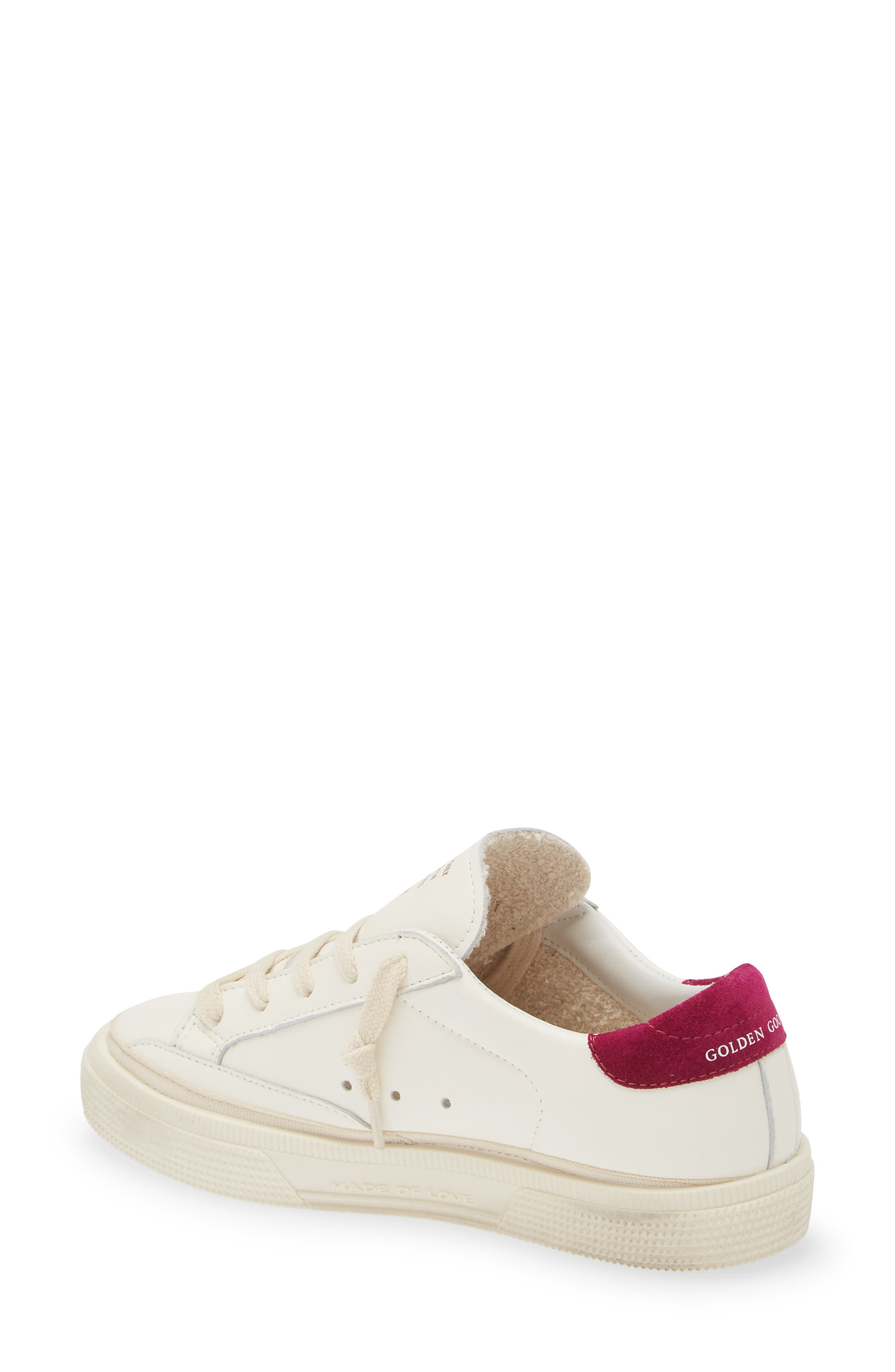 Golden Goose Kids' May Glitter Star Low Top Sneaker, Alternate, color, 