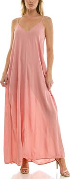 Socialite Sleeveless Gauze Maxi Dress