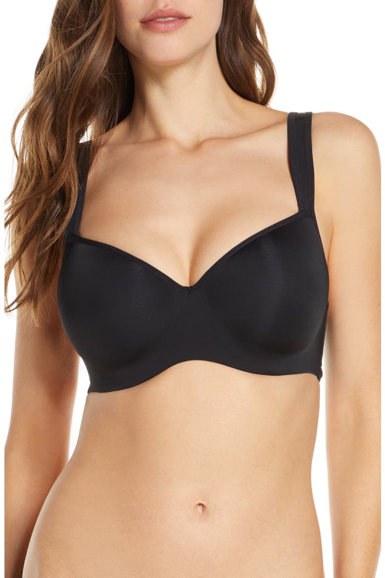 Dream Tisha Underwire T-Shirt Bra, Main, color, BLACK