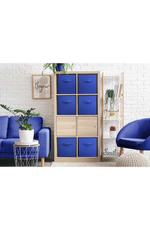 Sorbus 8-pack Collapsible Storage Cube In Royal Blue
