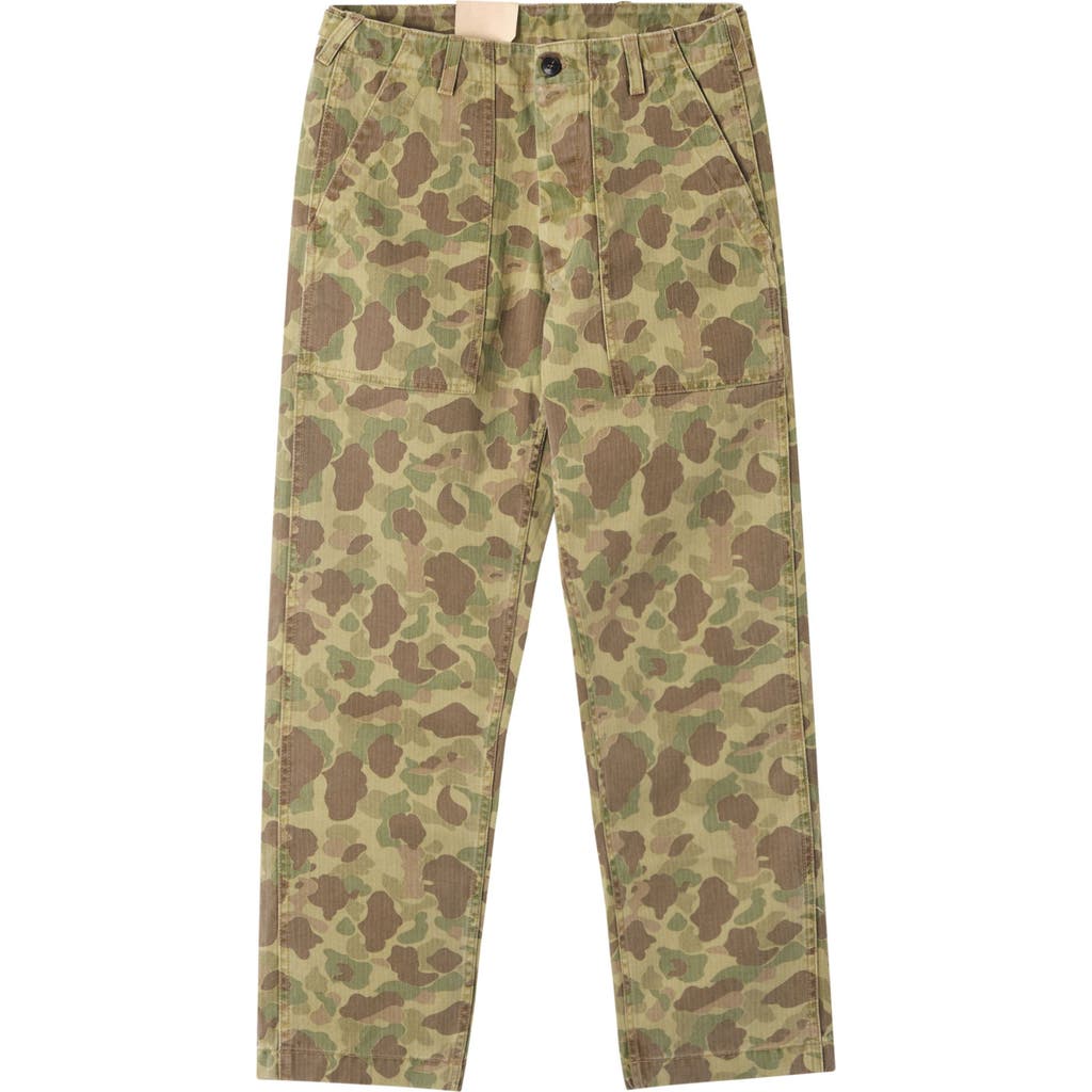 Fortela Newfatigue Cotton Fatigue Trousers In Green