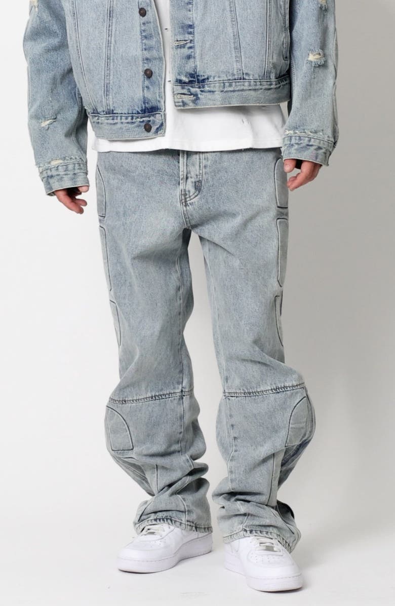 mnml Ultra Baggy Jeans, Main, color, Blue