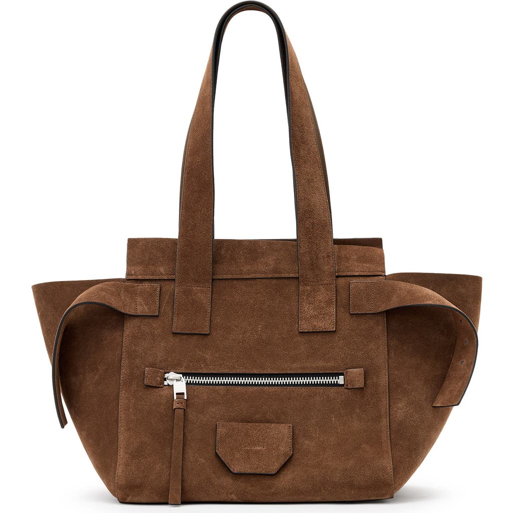 Allsaints Perez Suede Shoulder Bag
