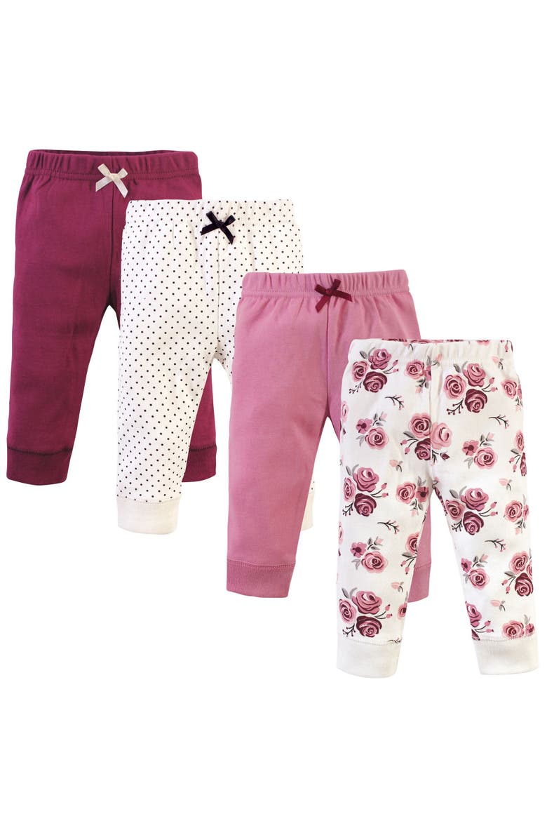 Four-Piece Collection of Versatile Pants Bottoms, Main, color, Rose