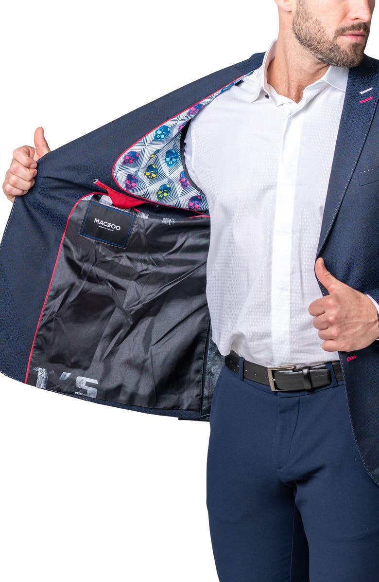 Maceoo Descartes Huli Blue Sport Coat, Alternate, color, Blue