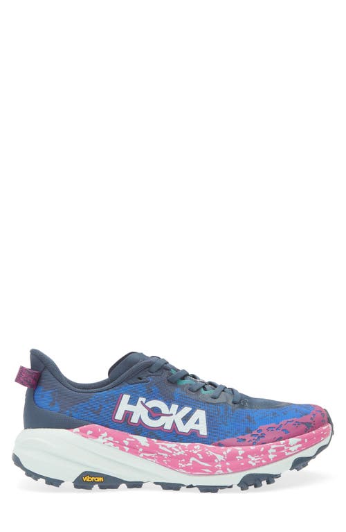 Hoka Speedgoat 6 Gtx Trail Running Shoe In Stormy Skies/aqua Breeze