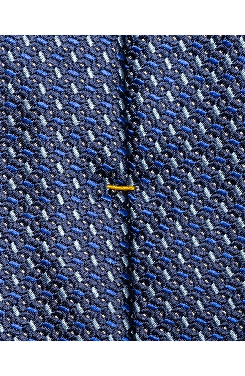 Eton Micropattern Silk Tie, Alternate, color,