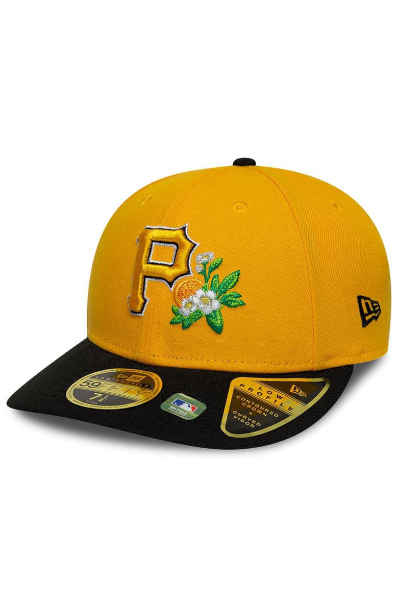 New Era Men's New Era  Gold/Black Pittsburgh Pirates 2026 Spring Training Low Profile 59FIFTY Fitted Hat, Alternate, color, Gold