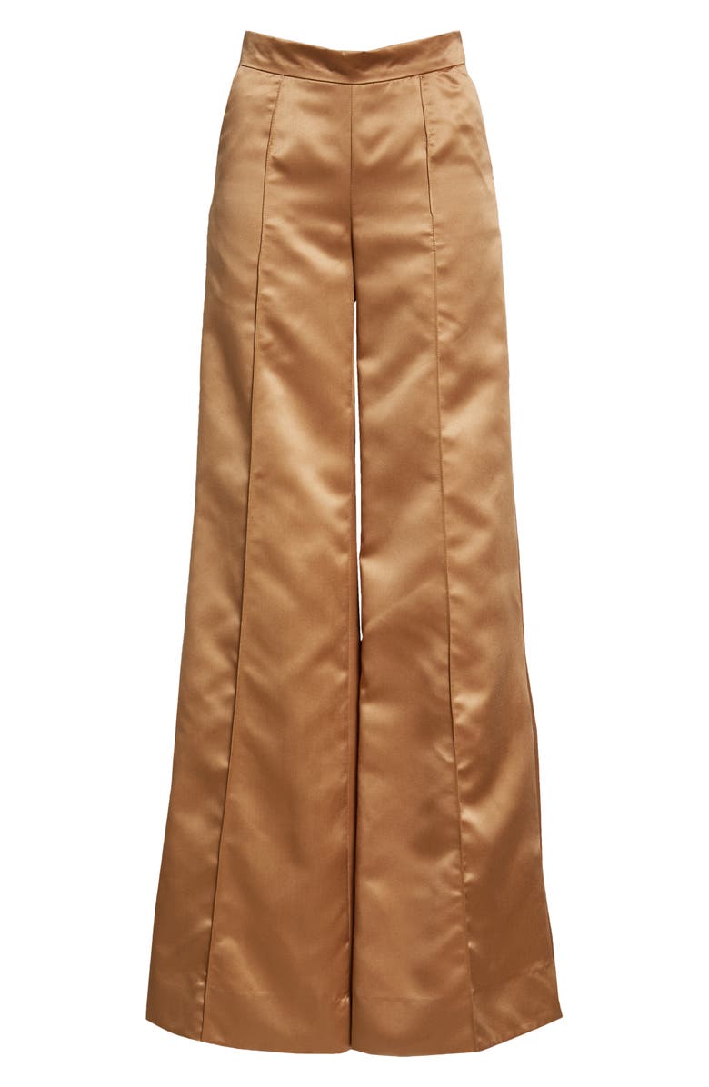 Kimberly Goldson Neko Satin Flare Pants, Alternate, color,