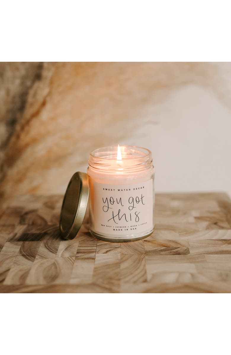 SWEET WATER DECOR You Got This Scented Candle - 9 oz., Alternate, color, Pink
