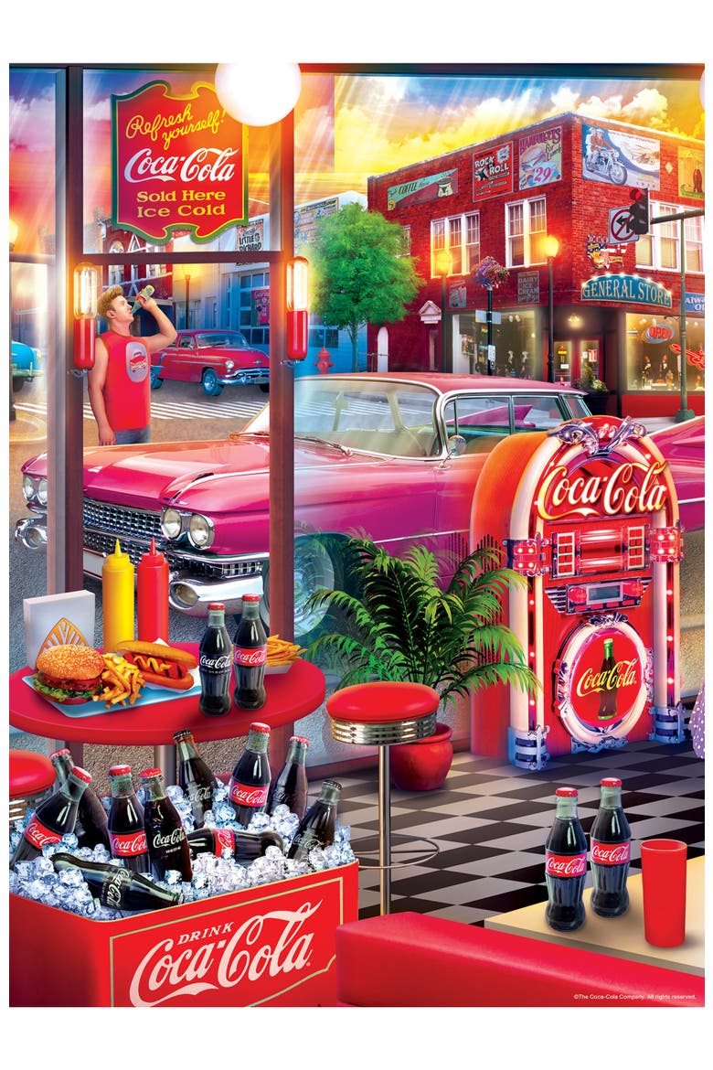 Coca-Cola 500 Piece Puzzles 3-Pack, Alternate, color, Multicolor