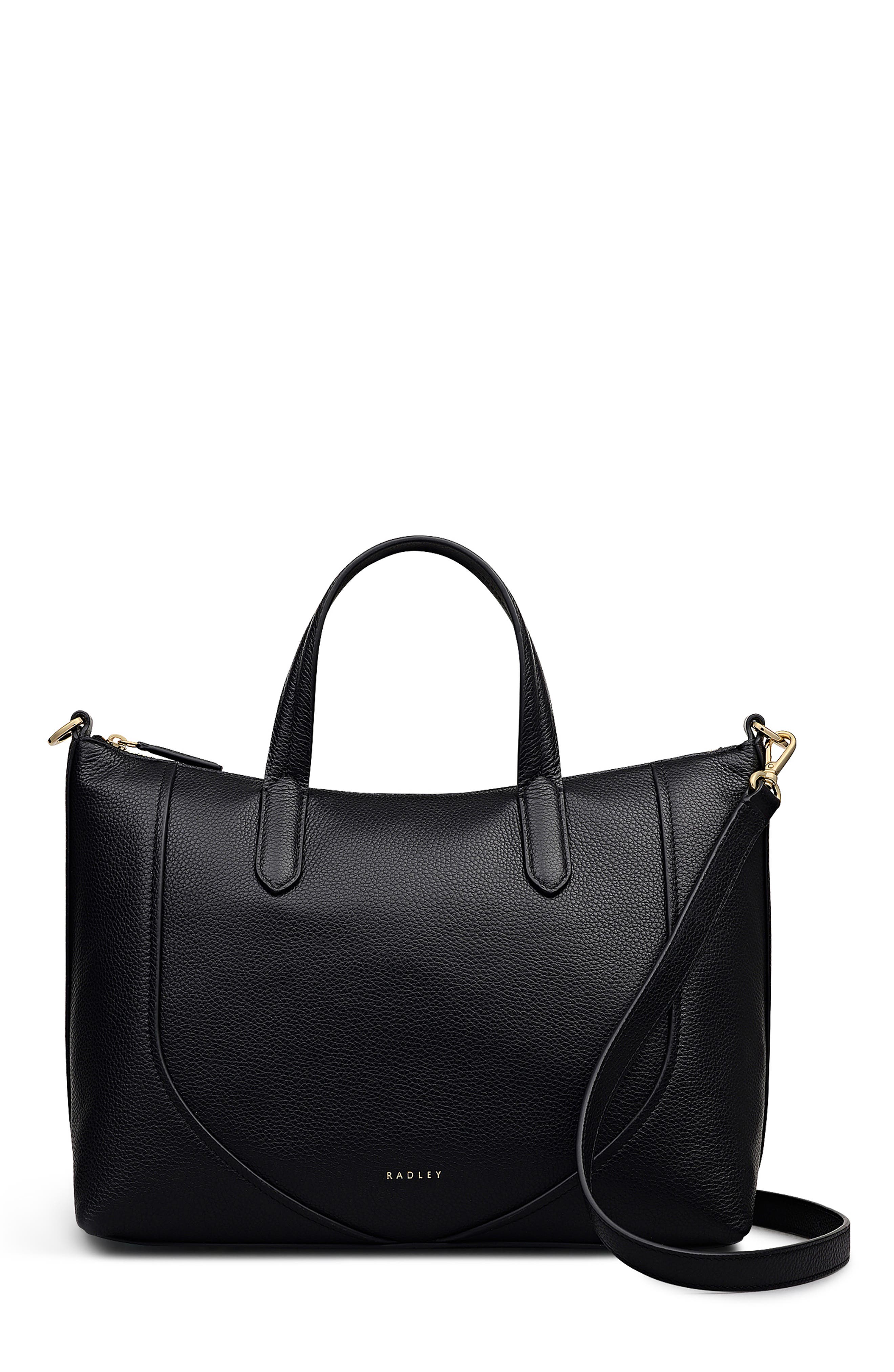 Radley Medium Wood Pebbled Leather Satchel