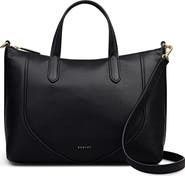 Radley Medium Wood Pebbled Leather Satchel