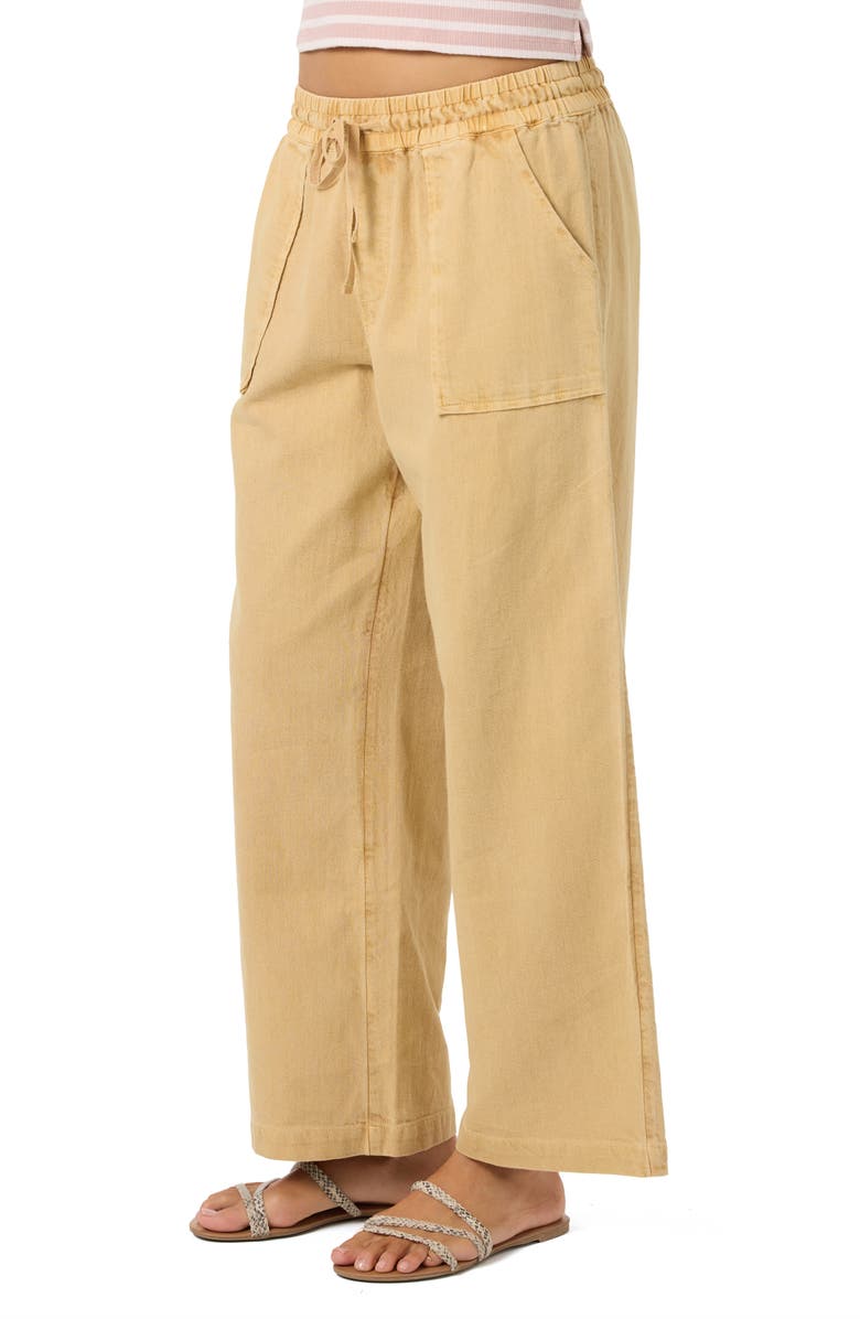 O'Neill Sevie 2 Drawstring Cotton Twill Pants, Alternate, color, Warm Sand