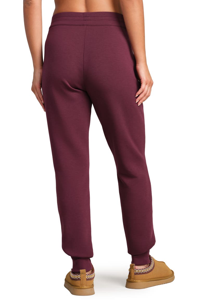 Dreamglow Zip Joggers, Alternate, color, BORDEAUX RED