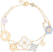 Tory Burch Forget Me Not Layer Charm Bracelet