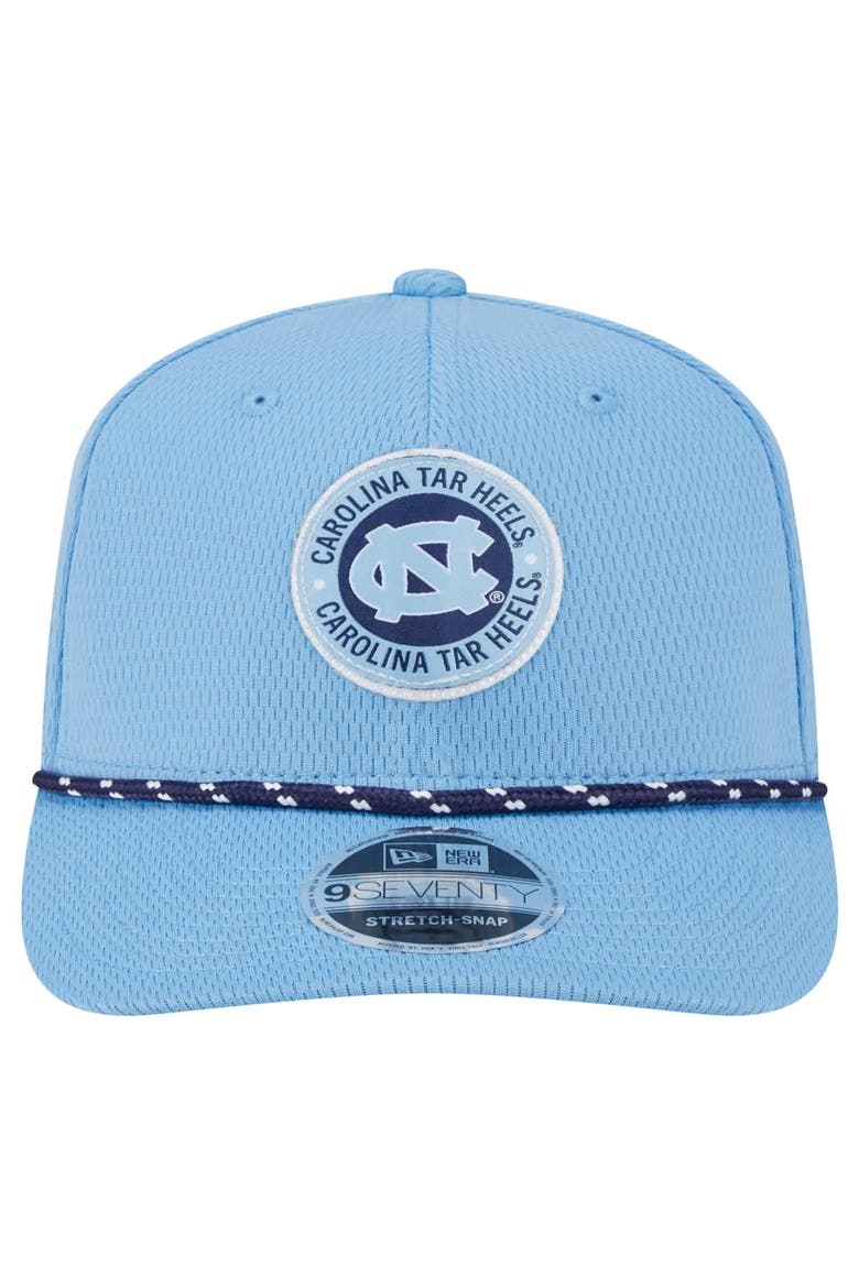 Men's New Era Carolina Blue North Carolina Tar Heels COOLERA 9SEVENTY Rope Stretch-Snap Hat, Alternate, color, Light Blue