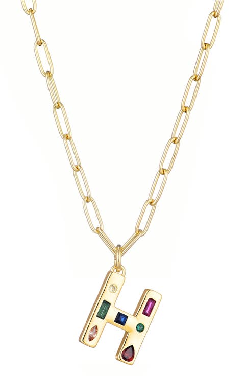 Initial Pendant Necklace