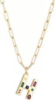 Adornia Initial Pendant Necklace