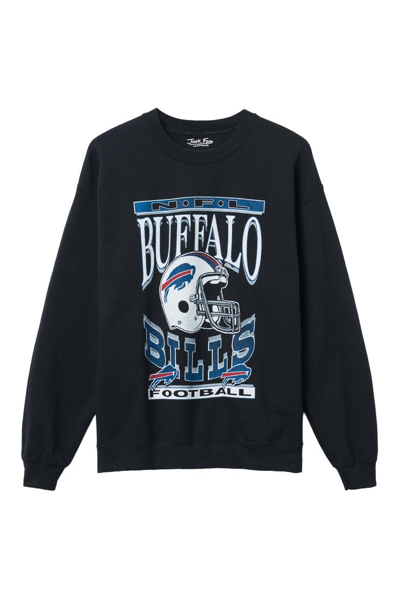 Buffalo Bills Cotton Blend Crewneck Sweatshirt, Main, color, BLACK