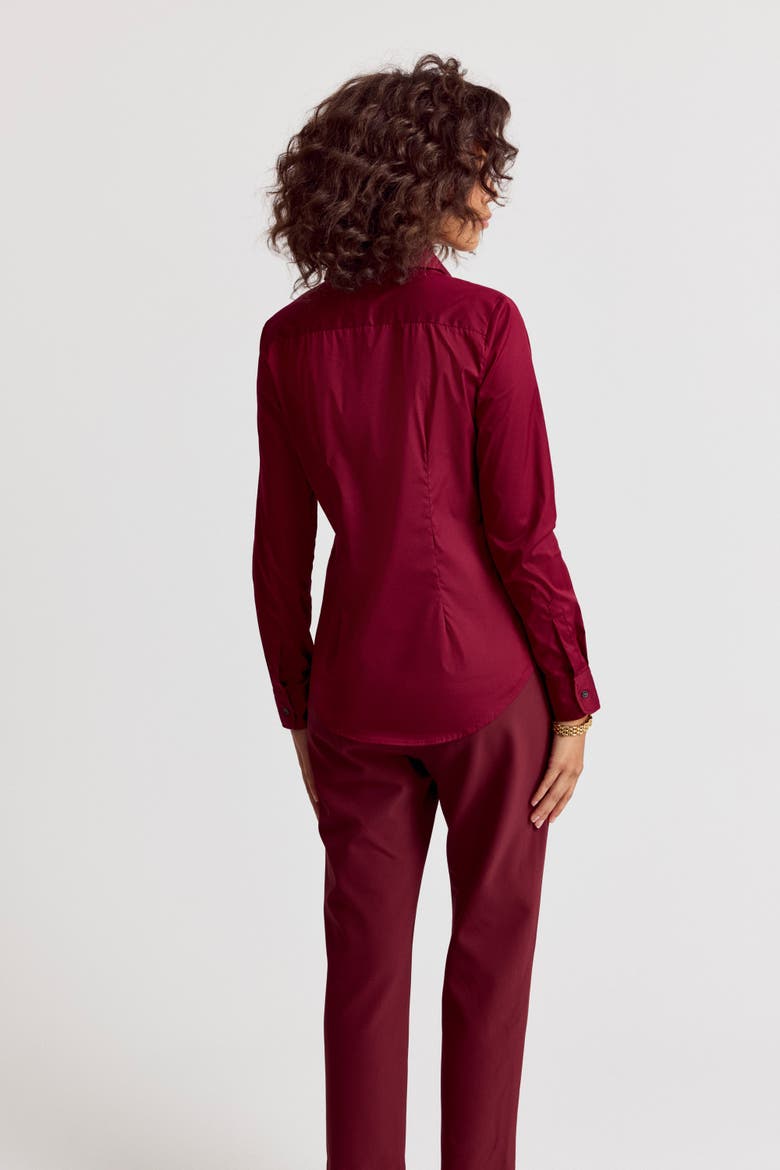 The Icon Shirt, Alternate, color, Burgundy