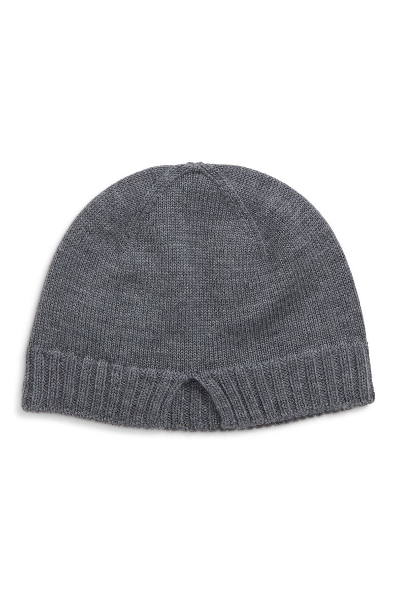 Merino Wool Beanie, Alternate, color, 1230 THUNDER