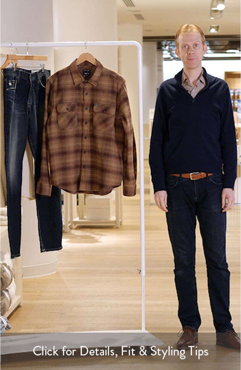 Bowery Plaid Flannel Button-Up Shirt, sales video thumbnail