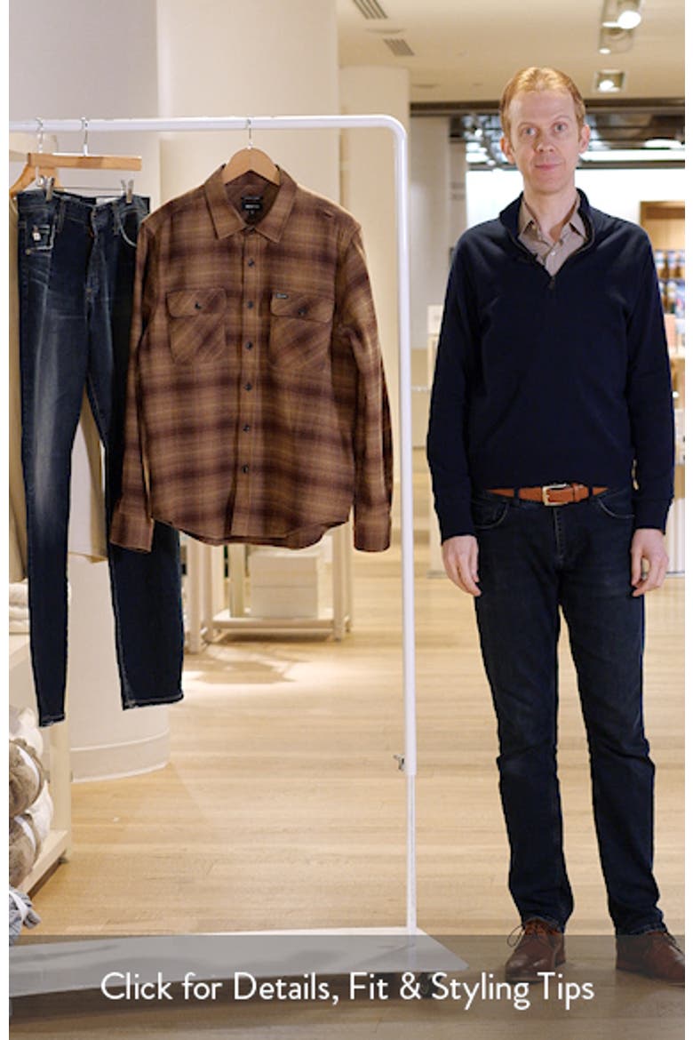 Bowery Plaid Flannel Button-Up Shirt video