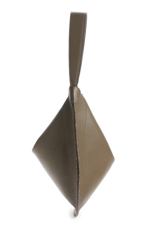 Isabel Marant Oskan Leather Hobo Bag In Brown
