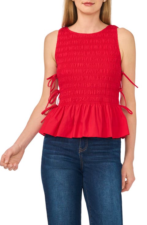Woven Puckered Tank