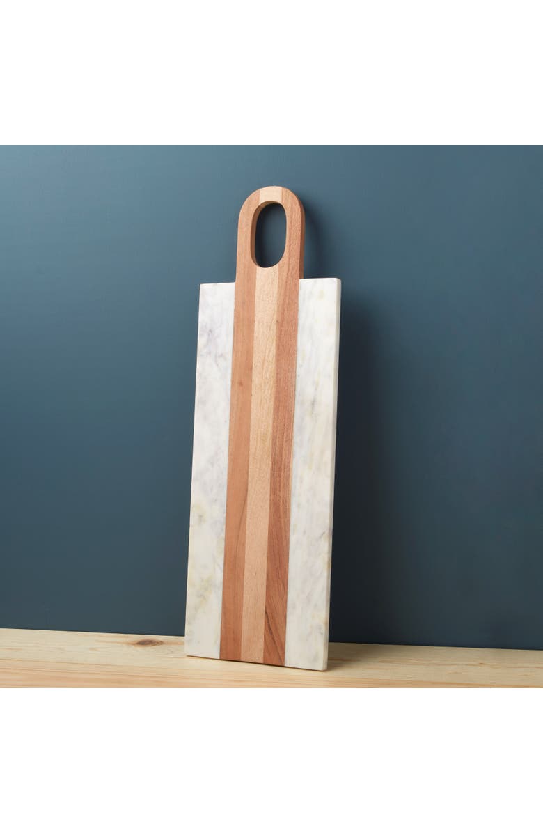 Be Home Moa Marble & Wood Long Board, Alternate, color, Marble