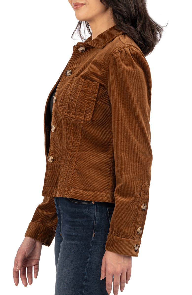 KUT from the Kloth Kyra Stretch Cotton Corduroy Jacket, Alternate, color, 