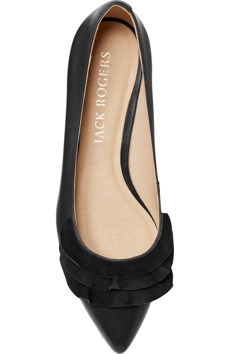 Jack Rogers Rose Ruffle Ballet Flat, Alternate, color,