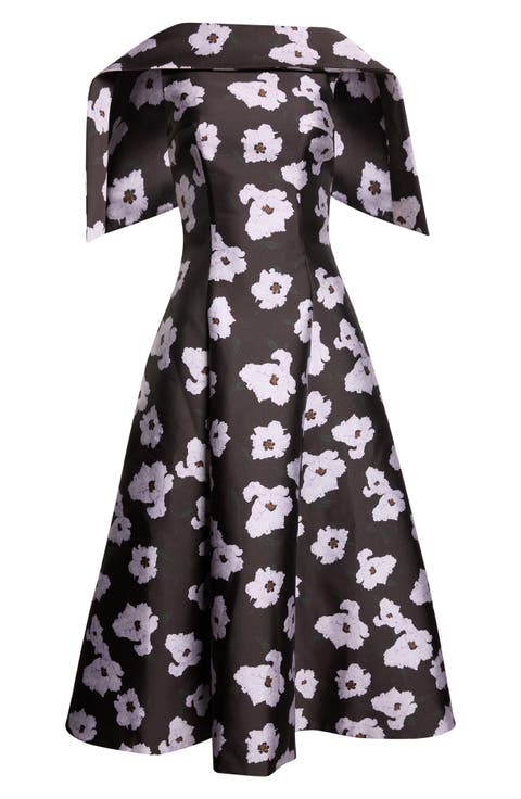 Cyralisse Cape Sleeve Dress