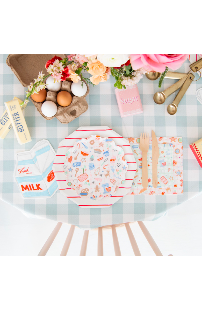 Daydream Society Baking Spirits Bright Christmas Print Small Plates, Alternate, color, Assorted Pre-Pack