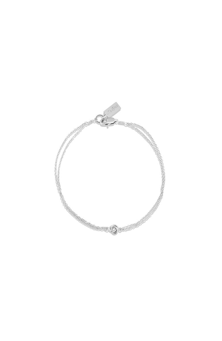 Set & Stones Lennan Love Knot Bracelet, Main, color, Silver