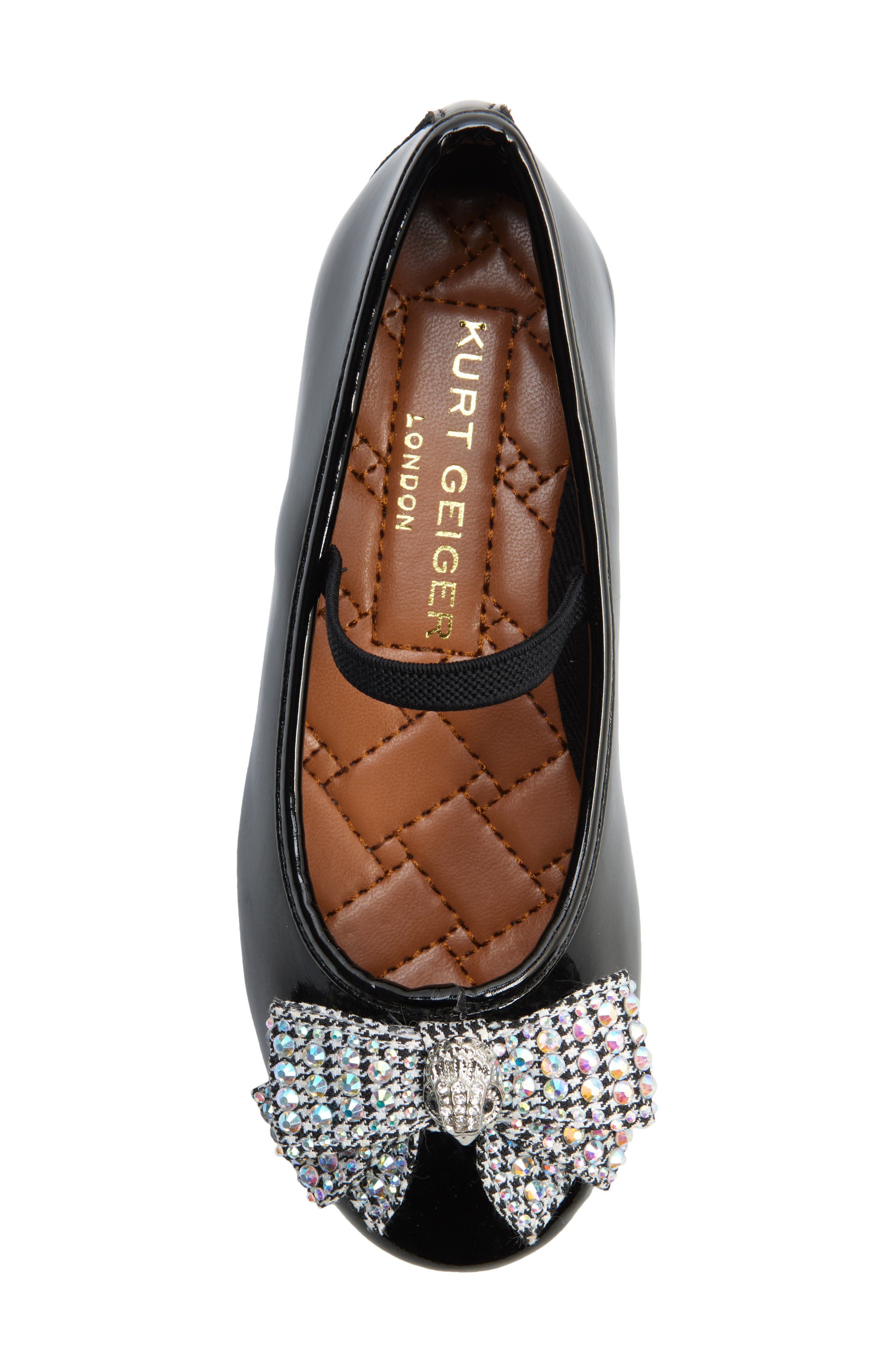 Kurt Geiger London Kids' Mini Kensington Ballet Flat, Alternate, color, Black Patent