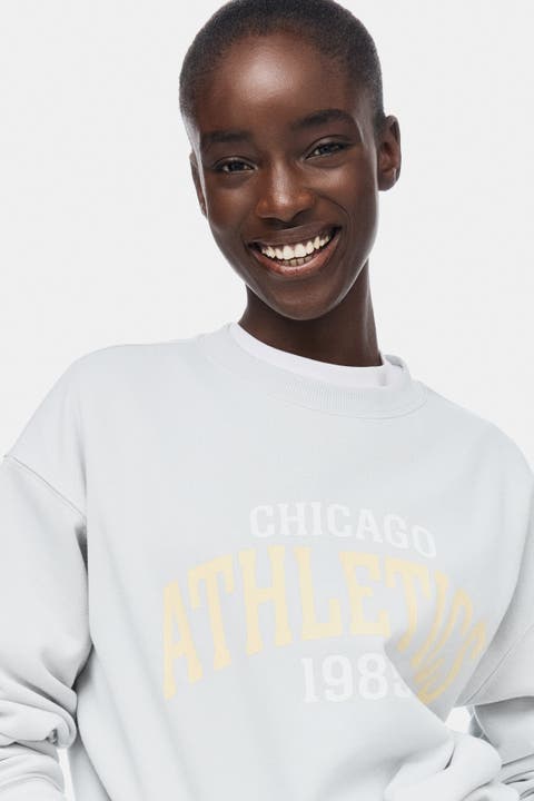 Text-motif Sweatshirt