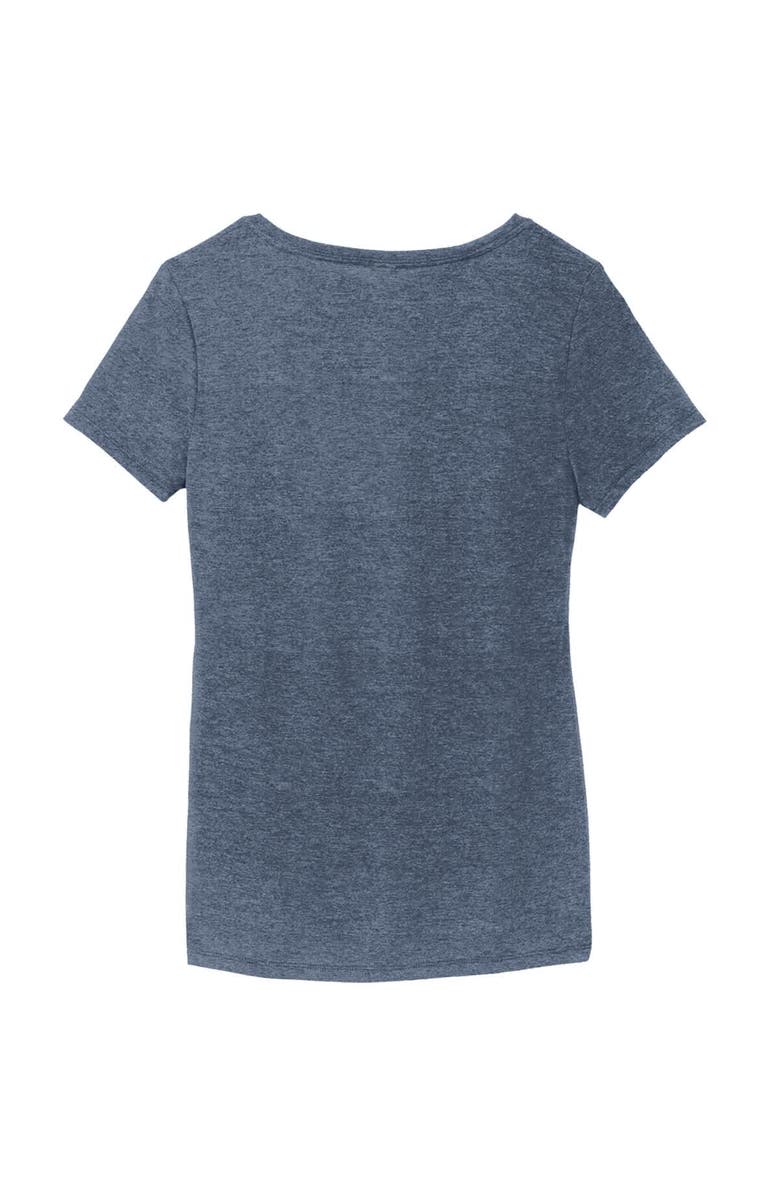 HENDRICK MOTORSPORTS TEAM COLLECTION Women's Hendrick Motorsports Team Collection Heather Navy Kyle Larson Tri-Blend V-Neck T-Shirt, Alternate, color, Heather Navy