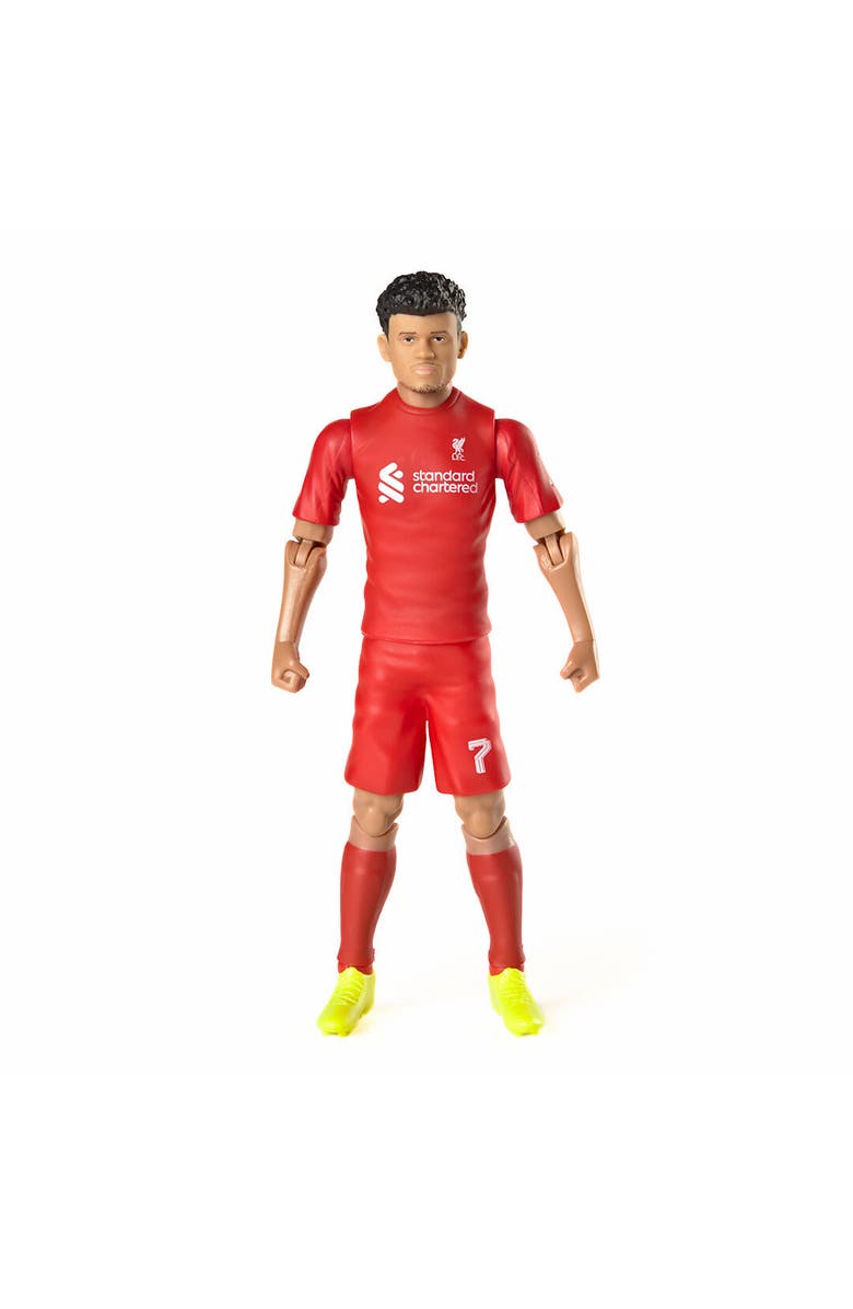 Banbo Toys SOCKERS Liverpool F.C. Luis Díaz 8" Collectible Soccer Action Figure, Alternate, color, Red