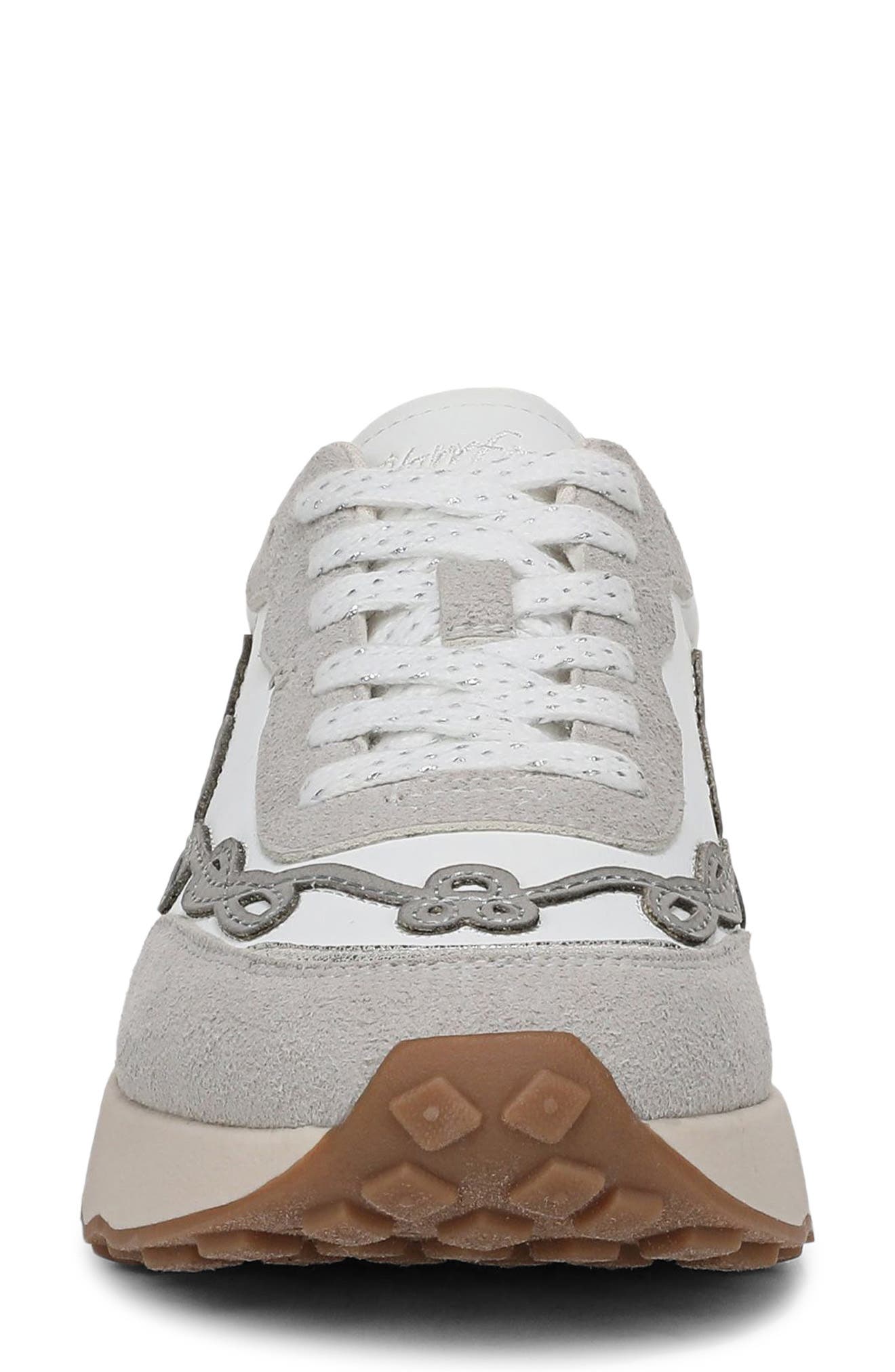 Driftbloom Sneaker, Alternate, color, WHITE FAUX LEATHER/ SUEDE
