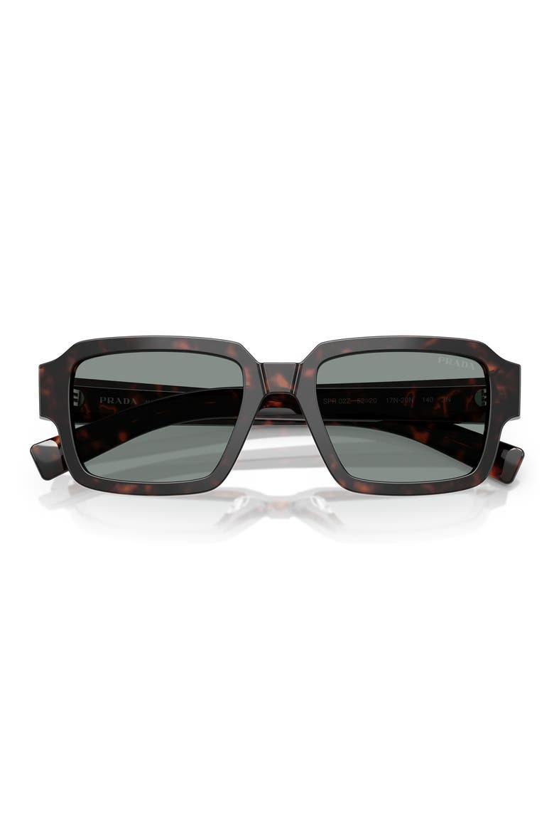 52mm Square Sunglasses, Alternate, color, BLUE