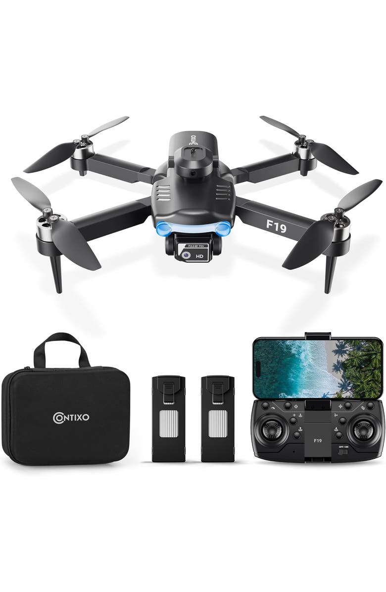 Drones - F19 Arvo Kids Drone, Main, color, Black