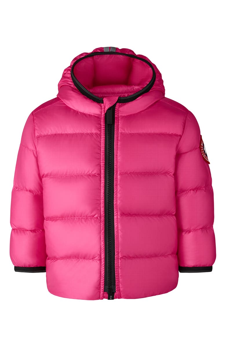 Canada Goose Crofton Water Resistant 750 Fill Power Down Recycled Nylon Puffer Jacket, Main, color, Summit Pink