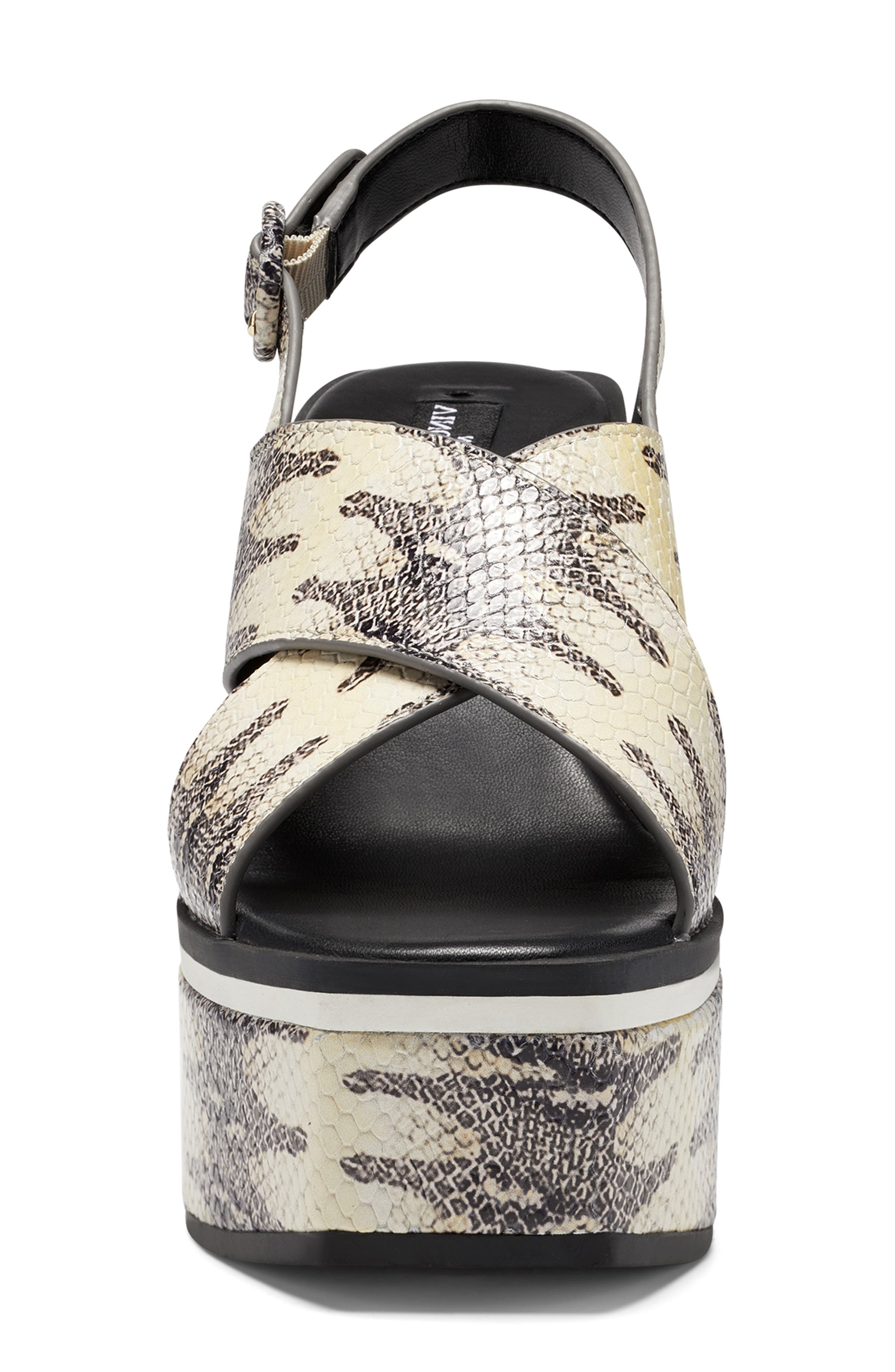 Celosia Slingback Sandal, Alternate, color, BLACK / WHITE