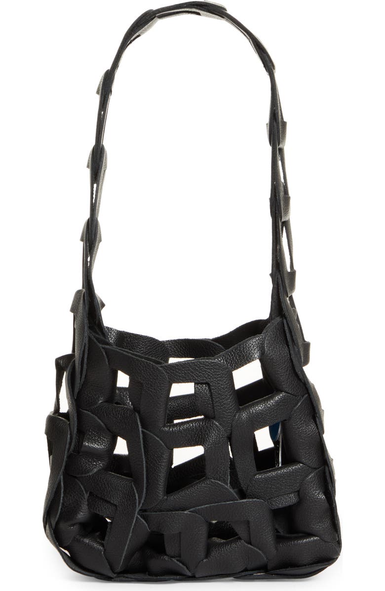 SC103 Mini Links Leather Tote, Alternate, color,