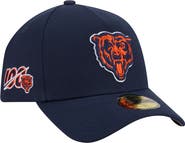 New Era Men's New Era Navy Chicago Bears A-Frame 59FORTY Fitted Hat