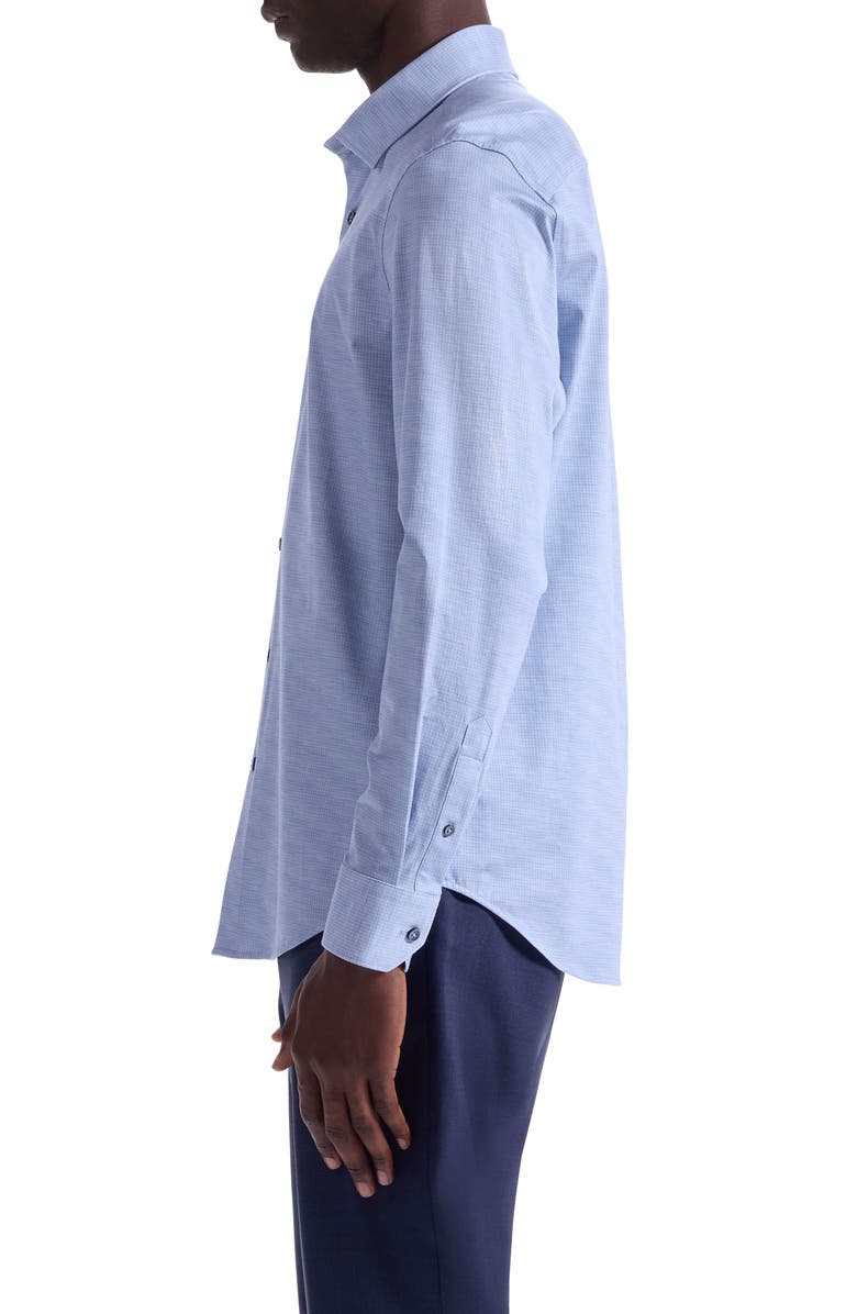 Bugatchi James OoohCotton<sup>®</sup> Button-Up Shirt, Alternate, color, Air Blue