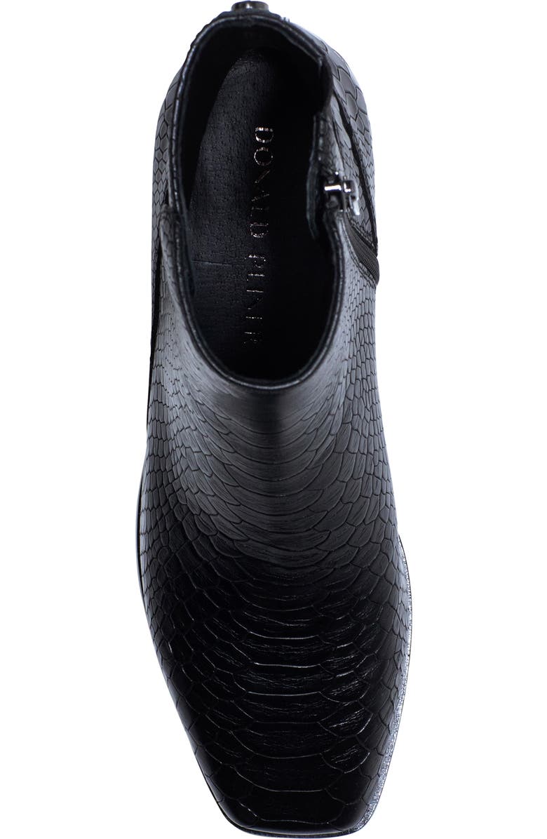 Donald Pliner Snakeskin Embossed Bootie, Alternate, color,